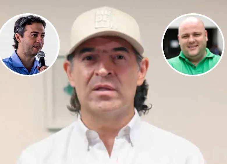 El alcalde de Medellín, Federico Gutiérrez, anunció que viajará a Estados Unidos a denunciar a los hermanos Daniel y Miguel Quintero por los presuntos actos de corrupción en la administración distrital entre 2020 y 2023. FOTOS: CORTESÍA Y EL COLOMBIANO