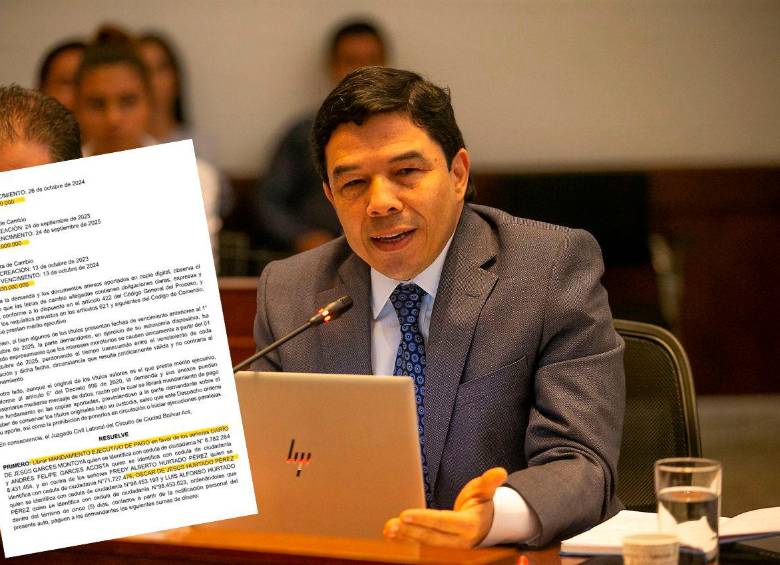 Óscar de Jesús Hurtado, quien fue secretario de Hacienda y de Gobierno durante la administración de Daniel Quintero, tiene tres demandas por deudas producto de negocios personales en el Suroeste antioqueño. FOTOS: ESNEYDER GUTIÉRREZ CARDONA Y CORTESÍA
