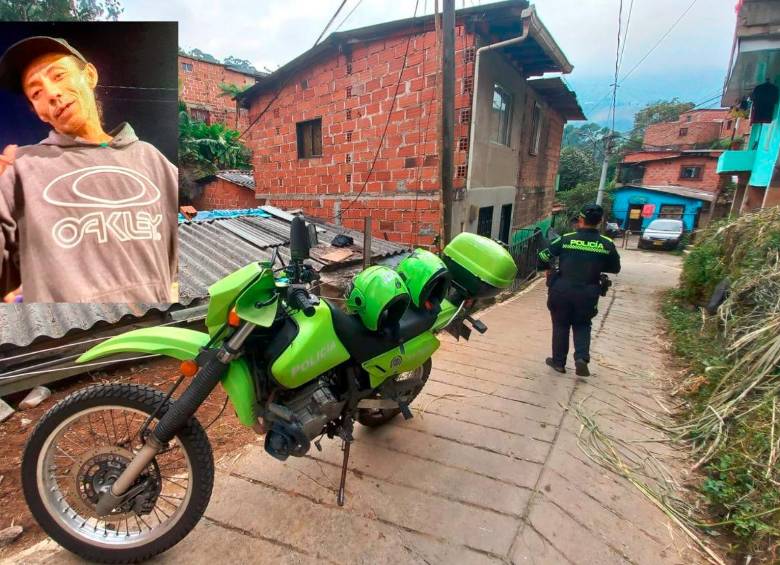 A Jorge Armando Hurtado Vélez, de 39 años, lo asesinaron en su casa en La Estrella tras una riña con su sobrino. FOTOS: MAURICIO PALACIO Y CORTESÍA