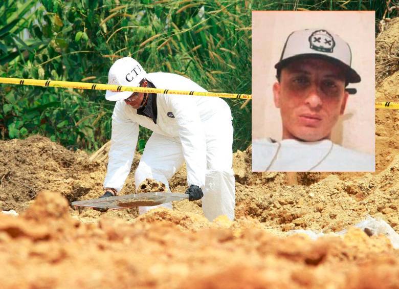 En una zona boscosa de Altavista, las autoridades encontraron los restos óseos de una persona. Según sus familiares serían los de Milton César Pérez Villa, alias Milton o El Pecoso, el señalado responsable del toque de queda en Belén Rincón en enero. FOTOS: ARCHIVO Y CORTESÍA