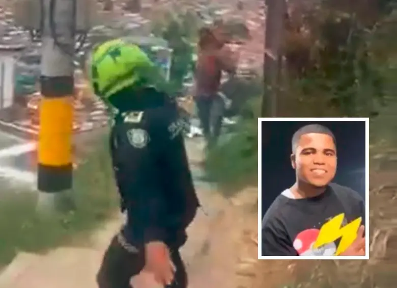 Ghilson Caicedo Angulo, de 28 años, fue dado de baja en medio de una aparente intimidación a las autoridades en el barrio Olaya Herrera, en la comuna 7 (Robledo). FOTOS: CORTESÍA