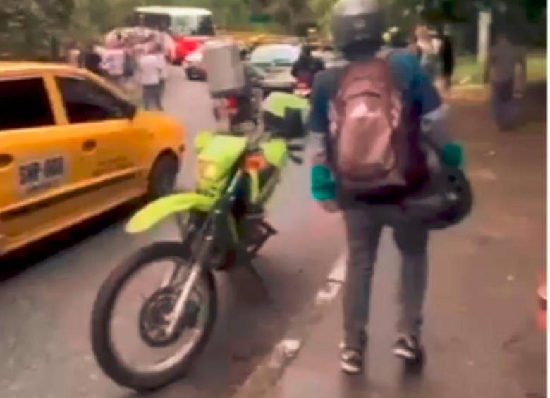 Las autoridades intervinieron en la zona para capturar a los presuntos implicados en el hurto a un corresponsal bancario. FOTO: CORTESÍA