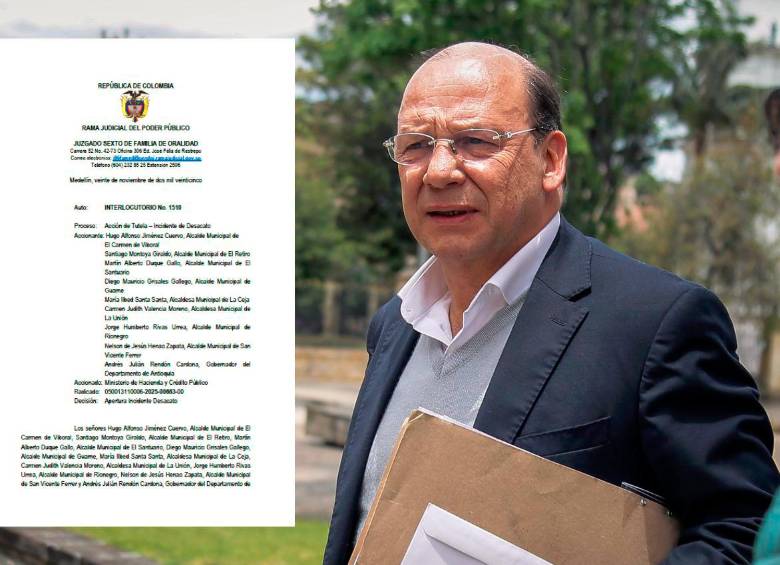 Pese a una acción de tutela, el ministro de Hacienda, Germán Ávila, se ha negado a entregar los recursos para el Área Metropolitana del Valle de San Nicolás y ahora se expondría a un arresto si no cumple con el desacato. FOTO: COLPRENSA