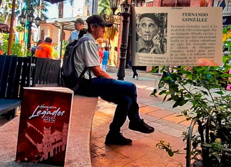 El libro Herencia y Legados fue editado por el Concejo de Envigado. Uno de sus errores fue atribuir el Cantar del Mio Cid a Fernando González. FOTO NÉSTOR LÓPEZ