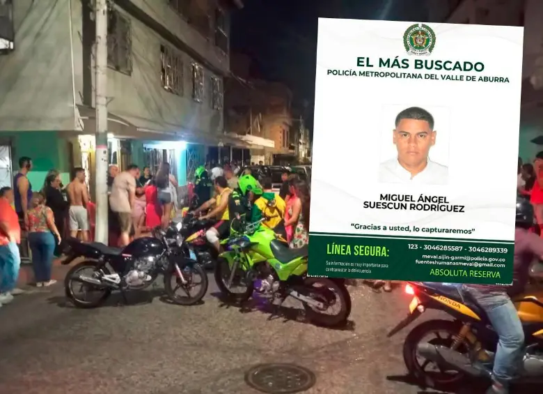 A Miguel Ángel Suescún Rodríguez, de 32 años, lo mataron cuando se encontraba en una tienda del barrio Villa Laura, en el municipio de San Gil, Santander. Estaba entre los más buscados por hurto en el Valle de Aburrá. FOTO: VANGUARDIA Y CORTESÍA