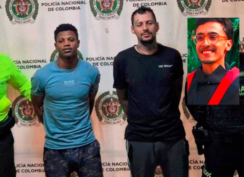 Yoimar Blandón Córdoba (izq.), alias Rey Chalo, y Daniel González Cano, alias Cano, fueron enviados a prisión por el asesinato del profesor Mateo Jaramillo Naranjo. FOTOS: Cortesía