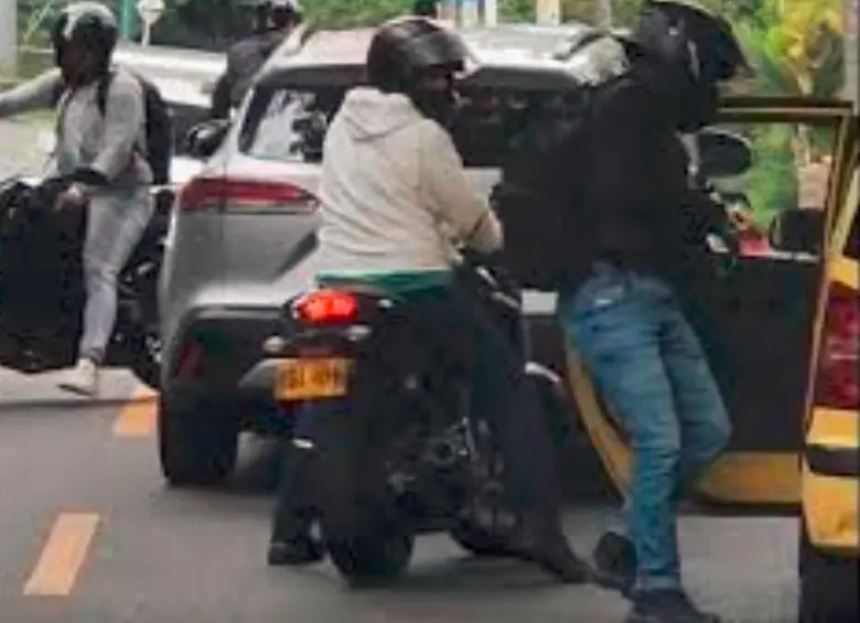 Este hurto, registrado el pasado sábado en El Tesoro, dio pie a que la Alcaldía de Medellín ofreciera recompensa por todos los casos de hurto. FOTO: CORTESÍA