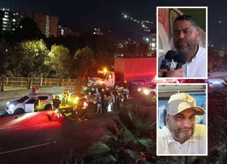 El exalcalde de Urrao, Osvaldo Sepúlveda (arriba), se encuentra capturado por el asesinato del conductor de servicios especiales Julián Darío Mejía Grajales (abajo) en la variante a Caldas. FOTOS: CORTESÍA