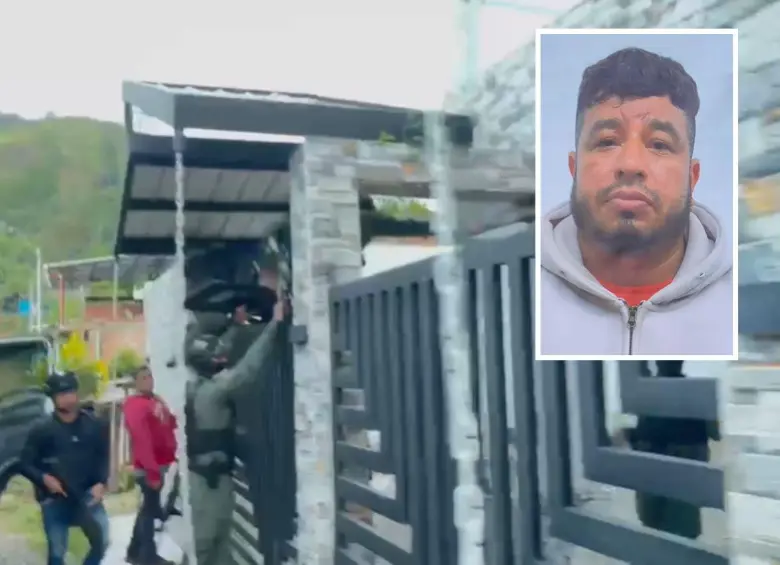 Dúber Aicardo David Zapata, alias Dúber, tenía una lujosa finca en el municipio de Cañasgordas, Occidente antioqueño. Hasta allí llegaron las autoridades para capturarlo. FOTOS: CORTESÍA POLICÍA METROPOLITANA