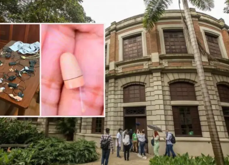 Estos fueron algunos de los elementos encontrados por los docentes de la Universidad de Antioquia en la prueba del pasado 10 de abril. FOTOS: CAMILO SUÁREZ Y CORTESÍA