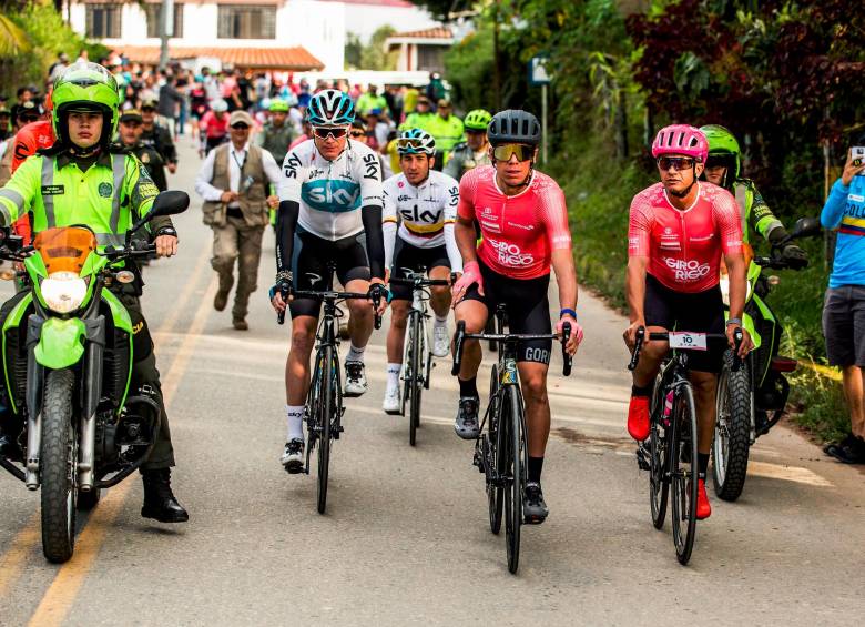 Rigoberto Urán se despide este domingo en el Giro de Rigo, que se realiza en Medellín. FOTO JAIME PÉREZ