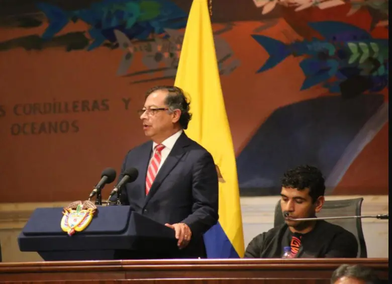 Gustavo Petro, presidente. Foto: Congreso