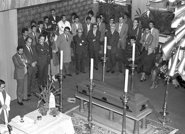 Sepelio de Guillermo Cano. FOTO: Colprensa