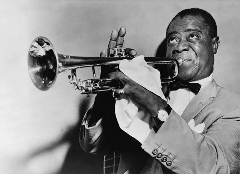 Louis Armstrong, uno de los principales referentes del jazz. Sus instrumentos fueron voz y trompeta. FOTO GETTY