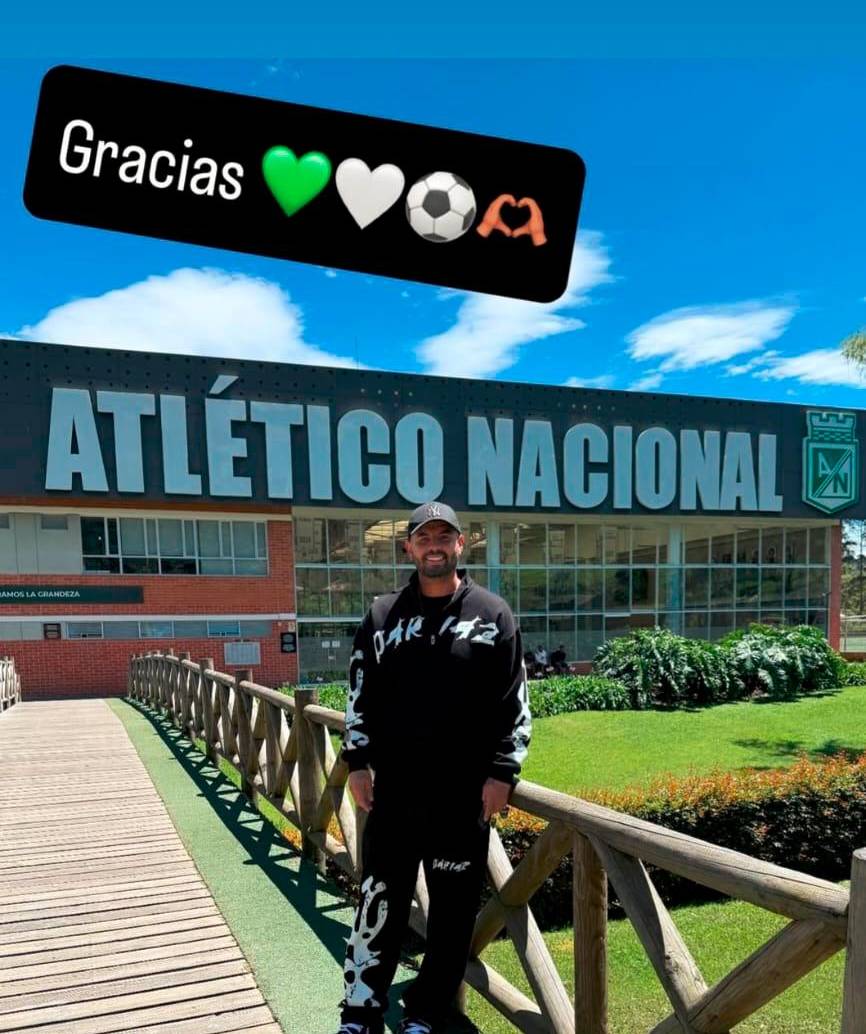 Esta fue la imagen que encendió las alarmas en la hinchada verdolaga. FOTO INSTAGRAM