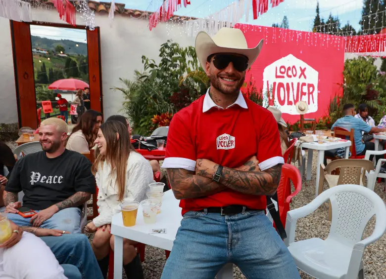Maluma presentó su disco en Guarne ante la prensa y este jueves 14 de mayo lo hará ante su público en la Plaza Botero. Foto Manuel Saldarriaga