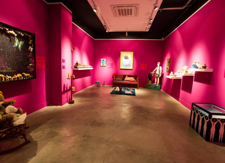 Exposición del Museo de Antioquia que reunía la obra de Jorge Uribe y Ethel Gilmour. FOTO Manuel Saldarriaga