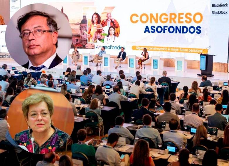 El mandatario y la ministra tenían esta cita para defender su proyecto de reforma pensional. FOTO CORTESÍA