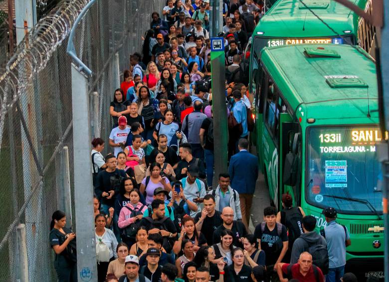 La división de Transporte escaló al 3,21% en Medellín. FOTO CAMILO SUÁREZ. 