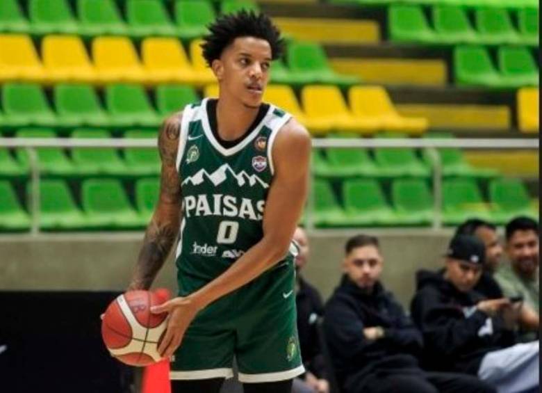 El colombo-venezolano, Luis Almanza, es uno de los jugadores titulares de Paisas que busca el título en la serie ante Cimarrones. FOTO CAMILO SUÁREZ