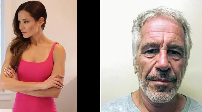 A la izquierda la modelo Roza Gilles y a la derecha Jeffrey Epstein. Foto: Archivo y redes