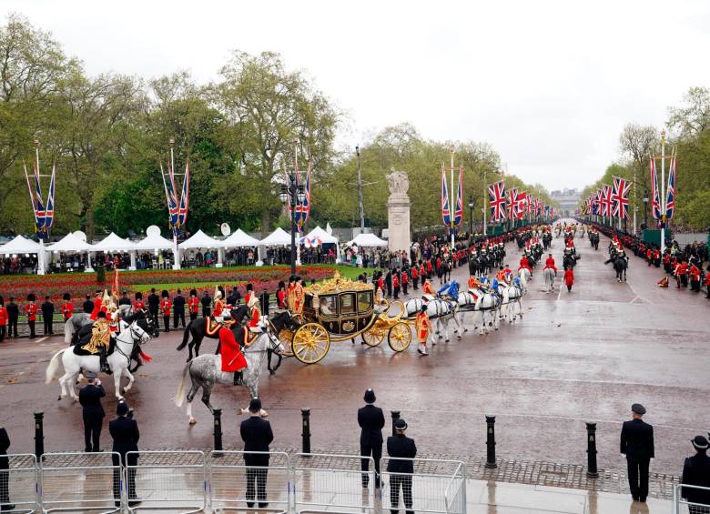Esta es la procesión del rey. FOTO Getty
