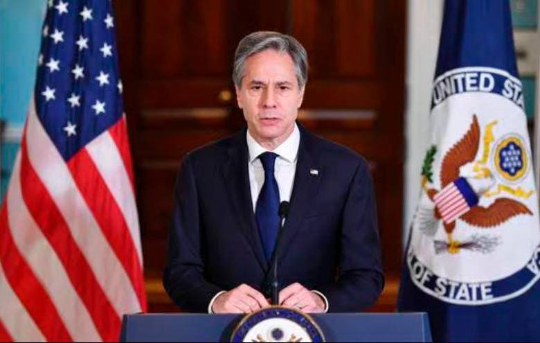 El Secretario de Estado de EE. UU., Antony Blinken, y el Secretario General de la ONU, António Guterres, han manifestado su apoyo a un proceso de democratización en Venezuela. FOTO: AFP