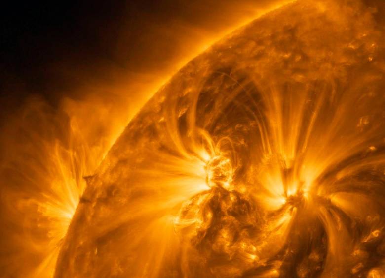 Detalle de la imagen en alta resolución del Sol facilitada por Solar Orbiter. CORTESÍA: ESA & NASA/Solar Orbiter/EUI team; Data processing: E. Kraaikamp (ROB)