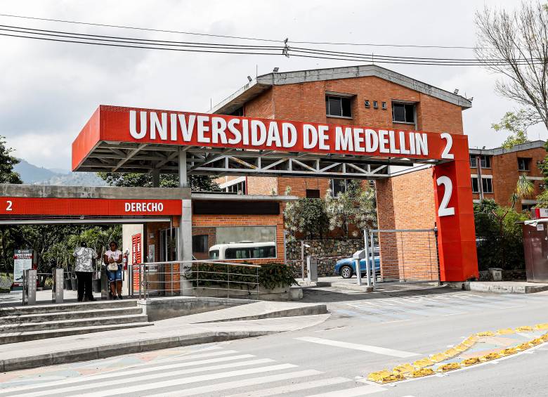 Campus de la Universidad de Medellín, ubicado en el occidente de la ciudad. FOTO: Jaime Pérez