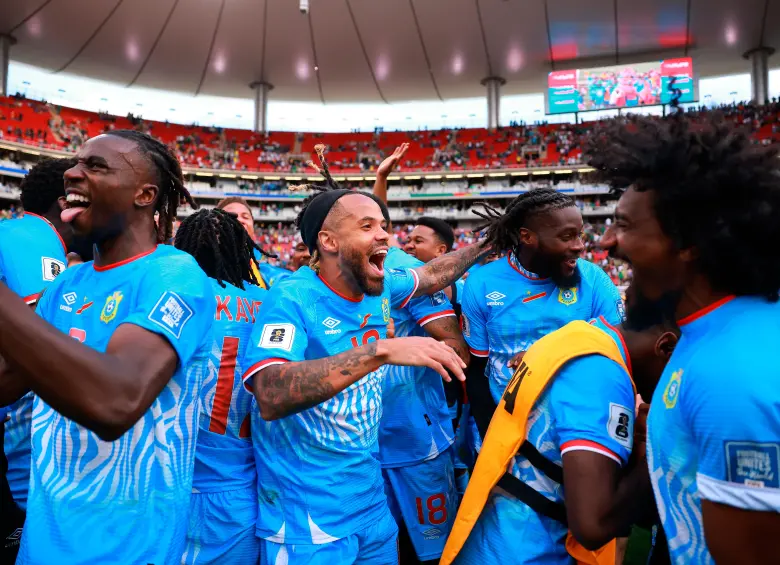 El seleccionado de Congo se convirtió en el décimo equipo africano que jugará el primer Mundial de 48 selecciones. FOTO: Getty