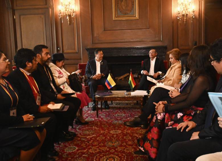 Presidentes de Colombia y Bolivia. Foto: X Luis Alberto Arce Catacora (Lucho Arce) @LuchoXBolivia