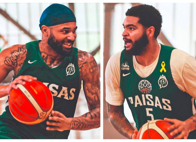 Marcus y Eric son refuerzos de Paisas esta temporada. FOTOS MANUEL SALDARRIAGA