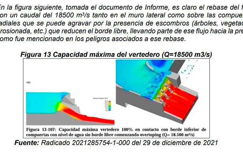 Una de las figuras que trae la resolución 457 de la Anla que levantó las restricciones en Hidroituango.