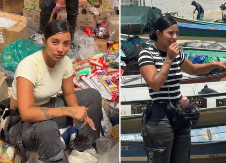 Antes de concentrar la atención en redes sociales por su trabajo en la zona de desastre, Rico construyó su trayectoria como emprendedora en la ciudad de Medellín. Foto: @andrearico_24