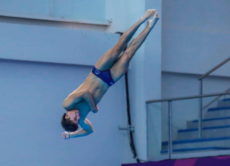 El clavadista vallecaucano Miguel Tovar se proyecta como uno de los prospectos del futuro de la natación colombiana. FOTO: Comité Olímpico Colombiano 