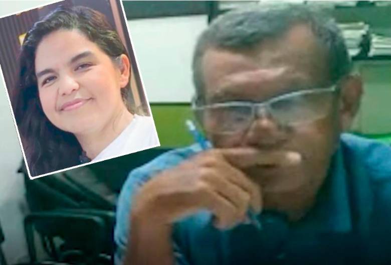 El imputado Jairo Winston Mendoza Soto y la excandidata al Senado, Ana Cristina Muñoz. IMAGEN TOMADA DE VIDEO Y CORTESÍA.