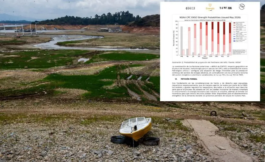 El ministro Palma pidió a la Creg ajustes urgentes en la subasta de energía firme ante un déficit de 3,9 TWh y probabilidad del 95% de El Niño desde junio. FOTO: El Colombiano.