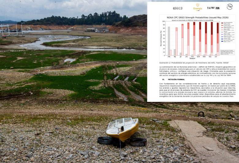 El ministro Palma pidió a la Creg ajustes urgentes en la subasta de energía firme ante un déficit de 3,9 TWh y probabilidad del 95% de El Niño desde junio. FOTO: El Colombiano.
