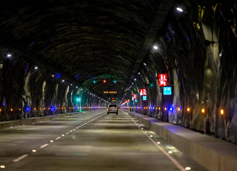 El nuevo túnel de La Quiebra mide 4,3 km y es la obra de mayor envergadura de la concesión. Foto Juan Antonio Sánchez Ocampo
