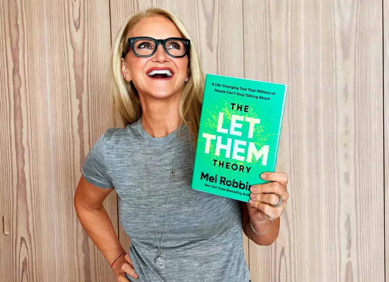 Esta es Mel Robbins, autora de La teoría Let Them. FOTO Cortesía 