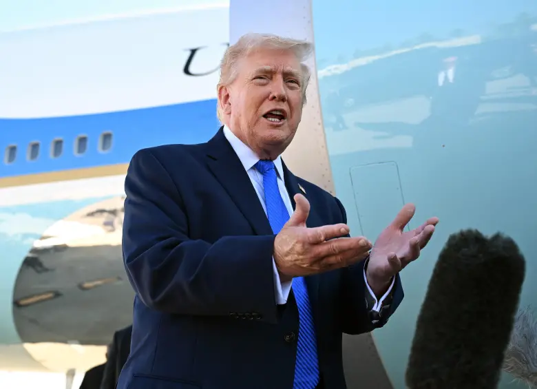 Donald Trump ha sostenido que Irán es quien quiere llegar a un acuerdo porque han sido derrotados militarmente. Foto: Roberto Schmidt/Getty Images