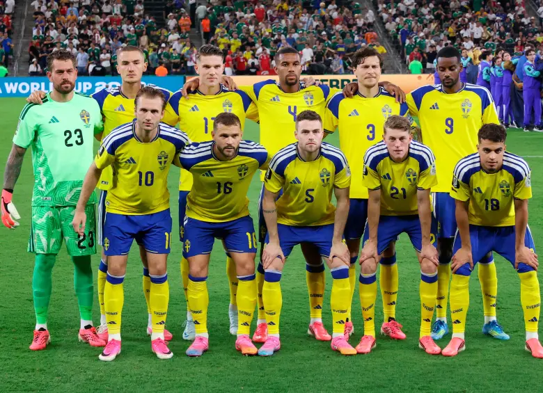 Suecia juega su décimotercera Copa Mundial de la FIFA en Norteamérica 2026. FOTO: X svenskfotboll