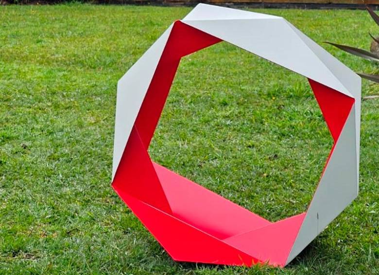 Esta obra es de autoría del artista Juan Ricardo Mejía. FOTO Cortesía