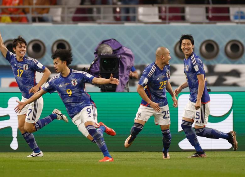Japón dio la sorpresa al ganar el Grupo E del Mundial de Qatar-2022. FOTO EFE