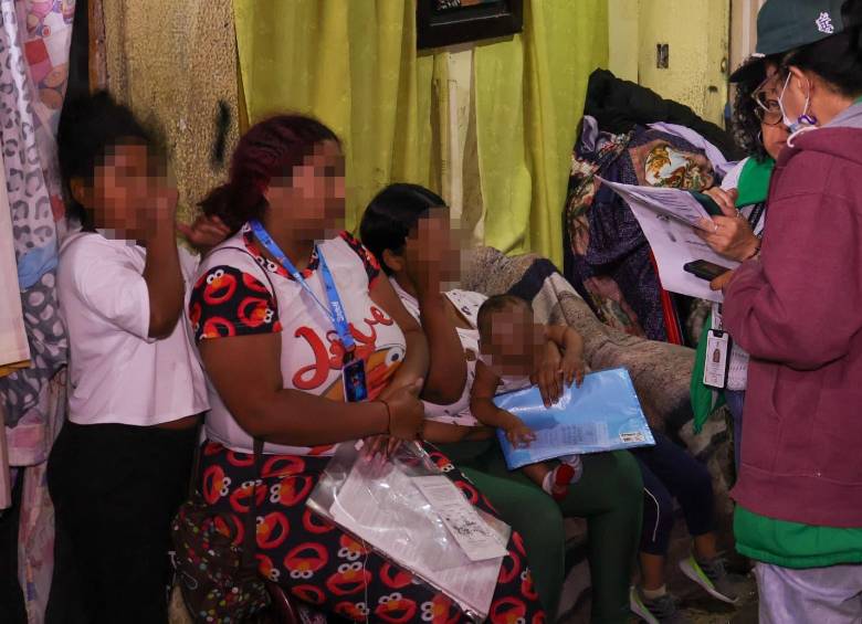 Autoridades identificaron a 13 menores en condiciones de vulnerabilidad en una vivienda de Suba, Bogotá.FOTO: Alcaldía de Bogotá. 