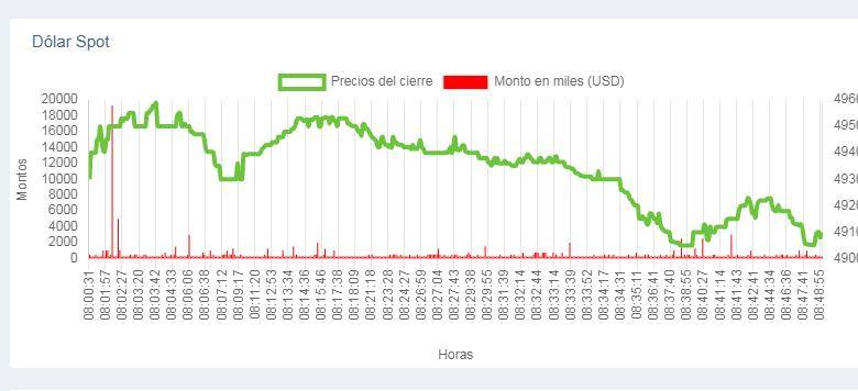 ¡No da respiro! Dólar toca máximo histórico de $4.958 este viernes