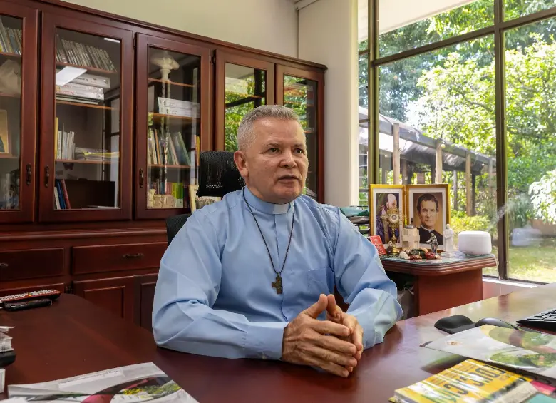 Padre Ricardo Antonio Villanueva Plata, rector del Instituto Salesiano Pedro Justo Berrío 2026. FOTO: ANDRÉS CAMILO SUÁREZ ECHEVERRY