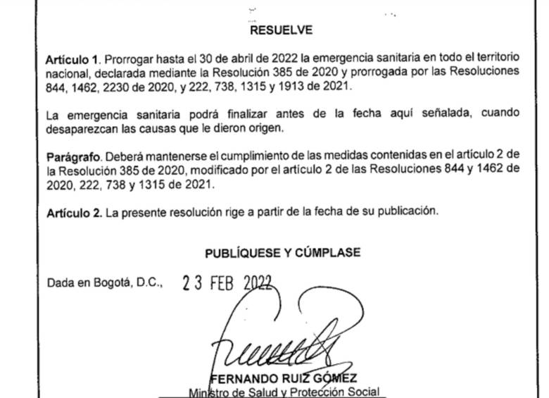 Tapabocas se retirará del todo cuando termine la pandemia: Minsalud