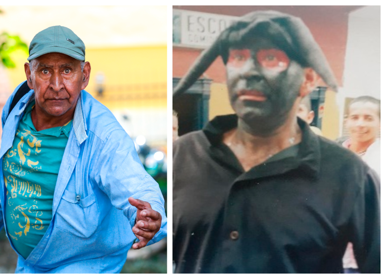 William Carmona interpretó al diablo por más de dos décadas y es uno de los más emblemáticos que ha tenido el pueblo. FOTOS Jaime Pérez y Cortesía