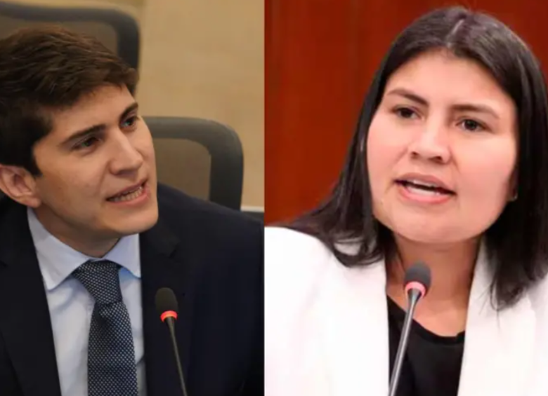 Wadith Manzur y Karen Manrique, congresistas presos por caso UNGRD. Fotos: Colprensa